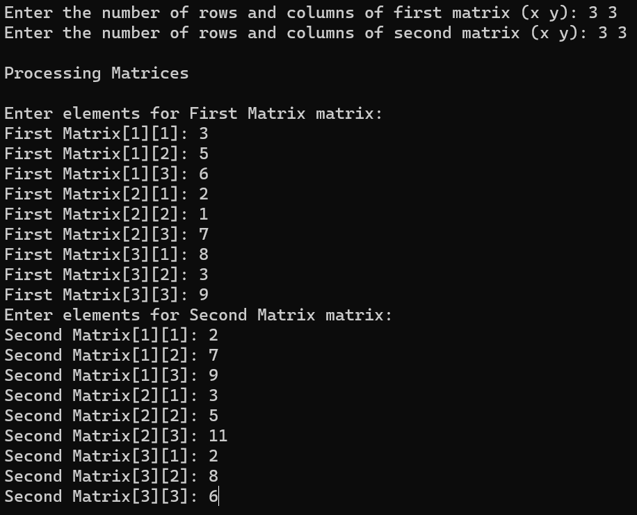 Input Format